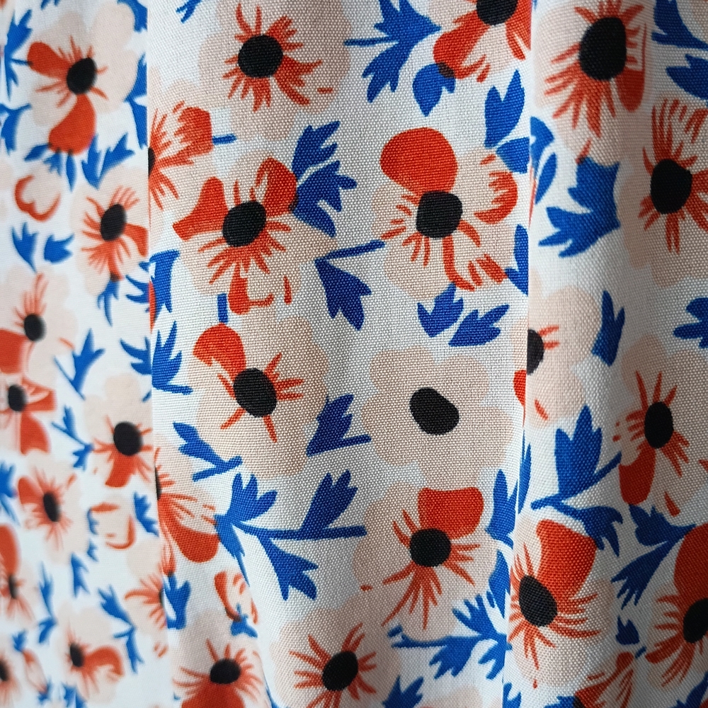 SHEIN Smocked Maxi Dress with Multicolor Flower Print - Picture 6 of 8
